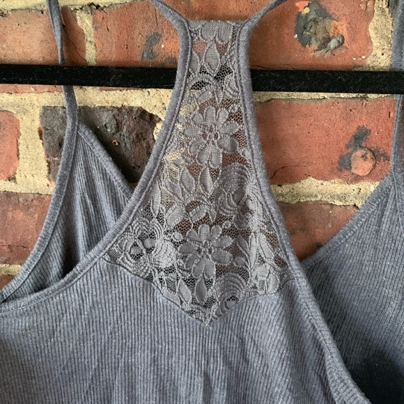 Lace Razor Back Tank - Picture 3 of 4